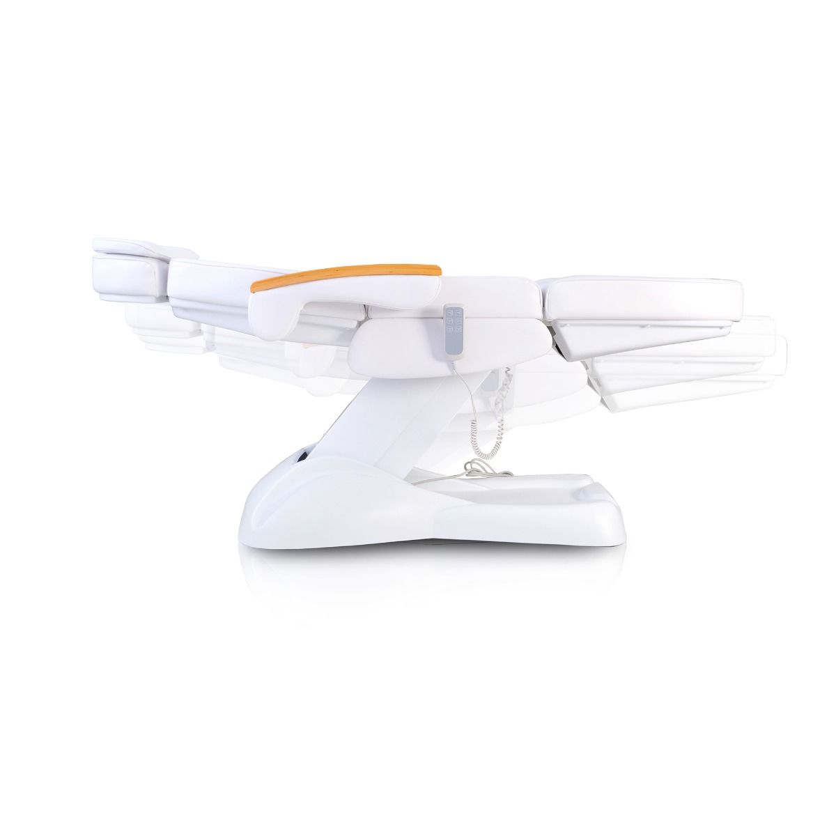 Facial Beauty Chair & Wooden Armrests w/ 3 Motors - White