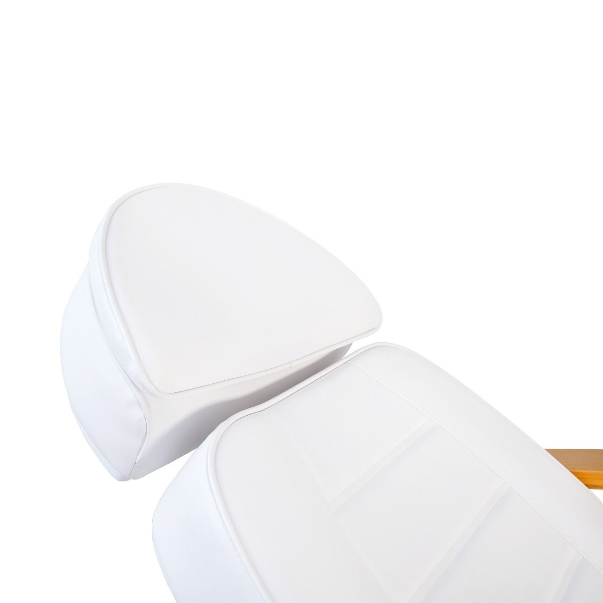 Facial Beauty Chair & Wooden Armrests w/ 3 Motors - White