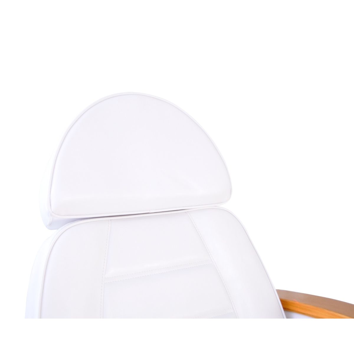 Facial Beauty Chair & Wooden Armrests, Split Legs w/ 5 Motors - White