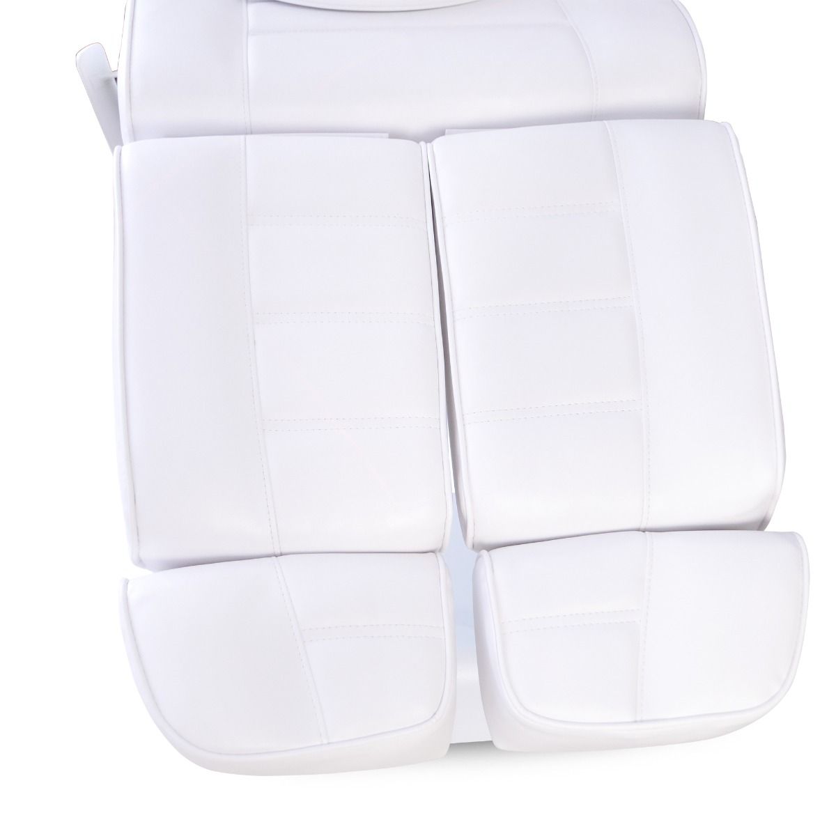 Facial Beauty Chair & Wooden Armrests, Split Legs w/ 5 Motors - White