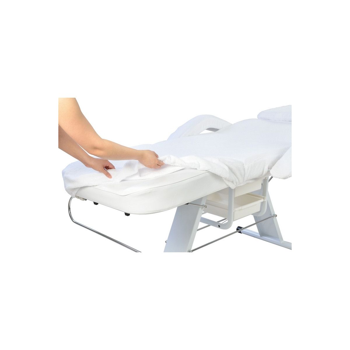 Facial Bed Cover 4 pcs - White