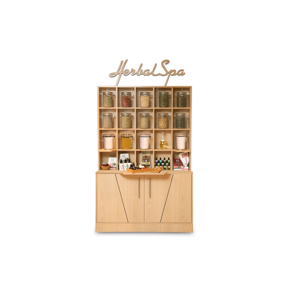 Investment Kit with Herbal Display Cabinet