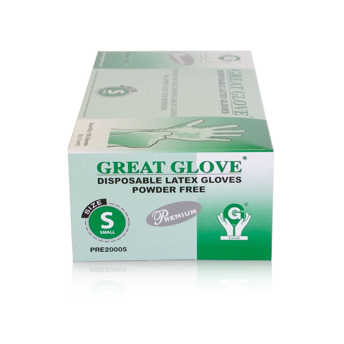 Great Powder Free Latex Gloves-100 ct