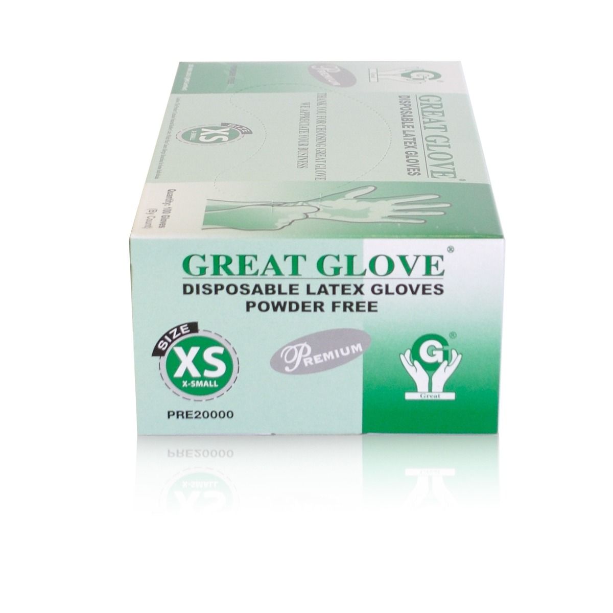 Great Powder Free Latex Gloves-100 ct