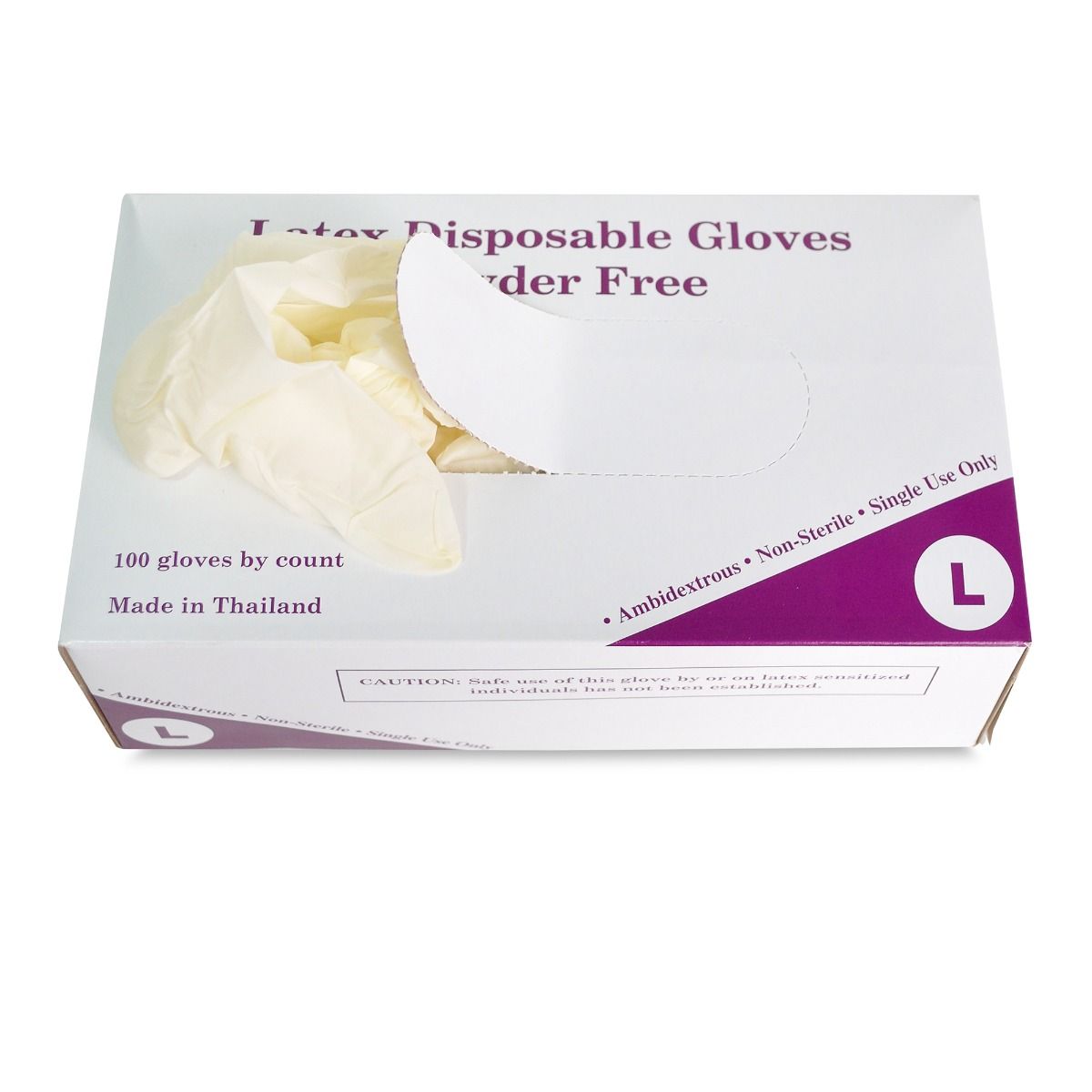 Powder Free Latex Gloves 100 ct