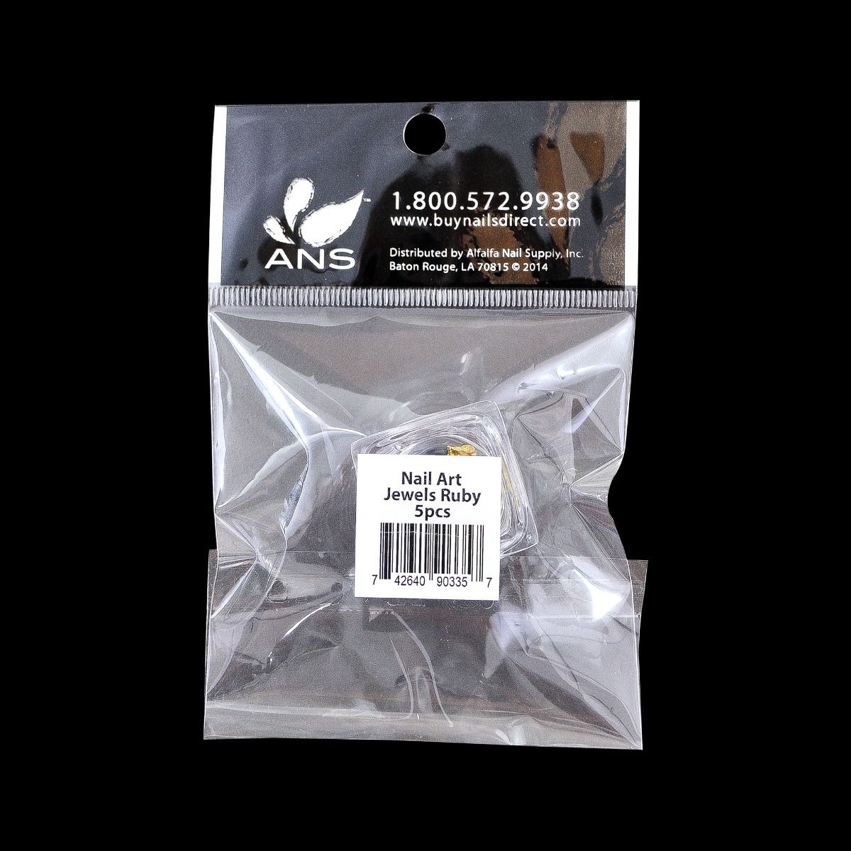 Nail Art Jewels Ruby - 5pcs