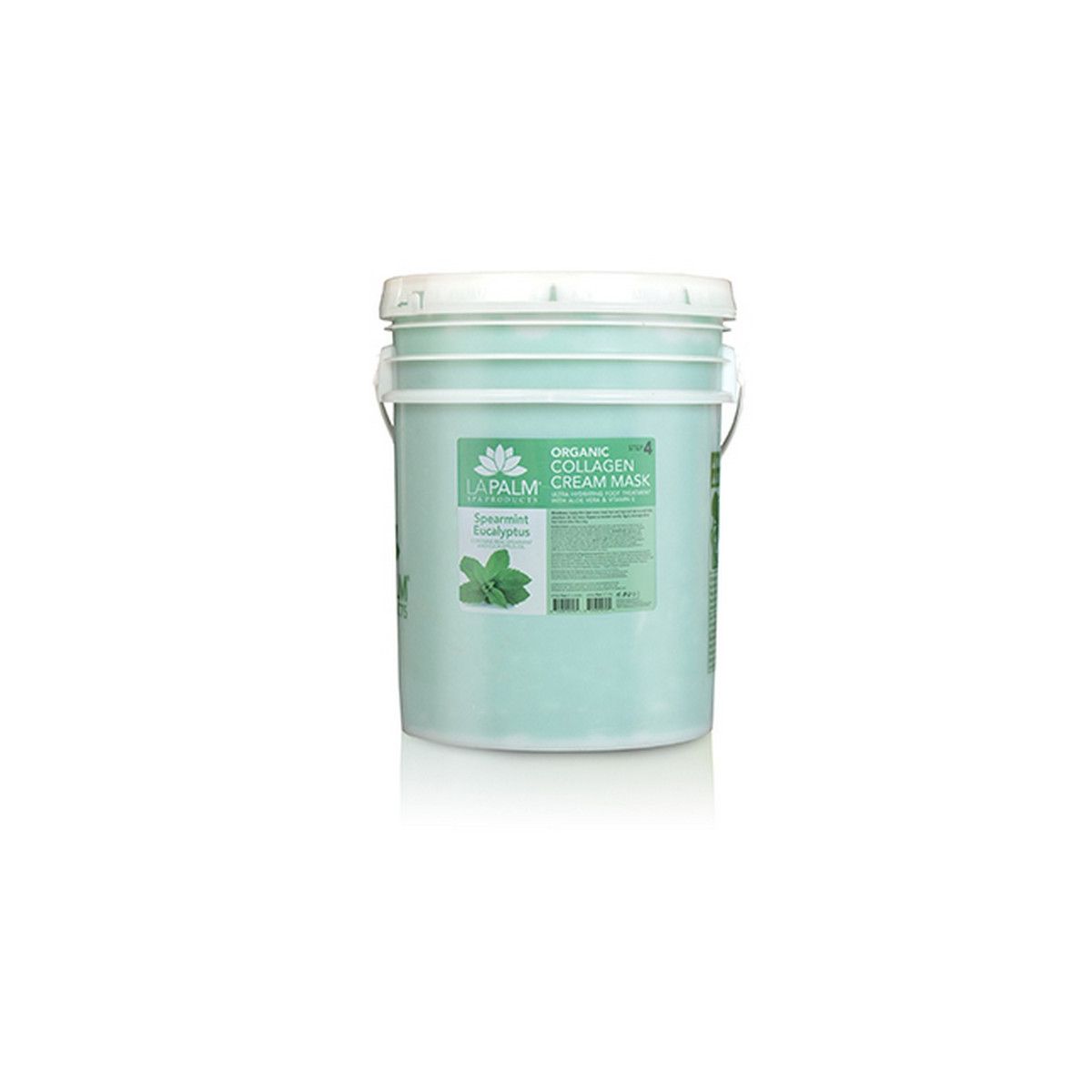 La Palm Collagen Cream Foot Mask-Spearmint Eucalyptus