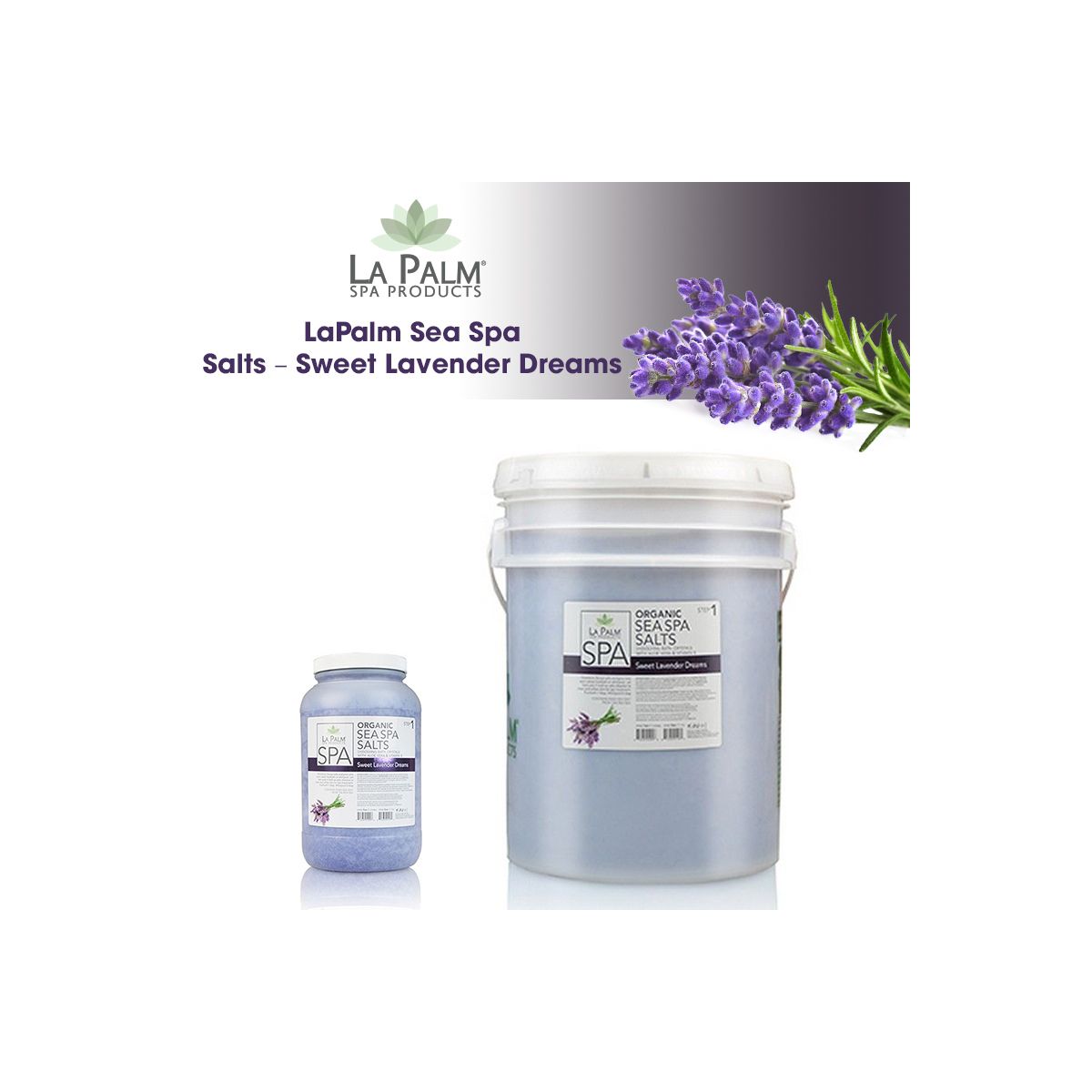 LaPalm Sea Spa Salts – Sweet Lavender Dreams