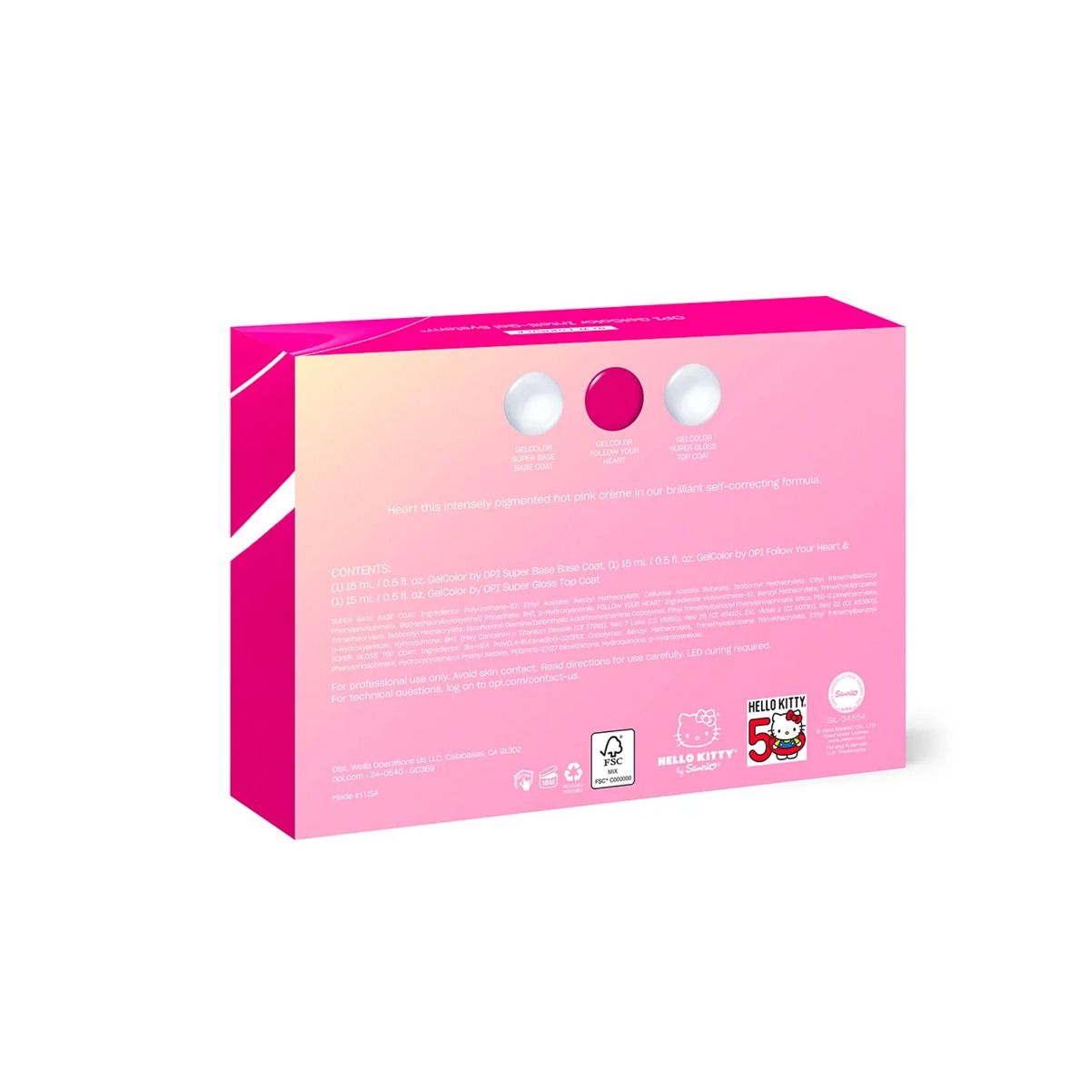 OPI GelColor Hello Kitty Collection Trio Pack