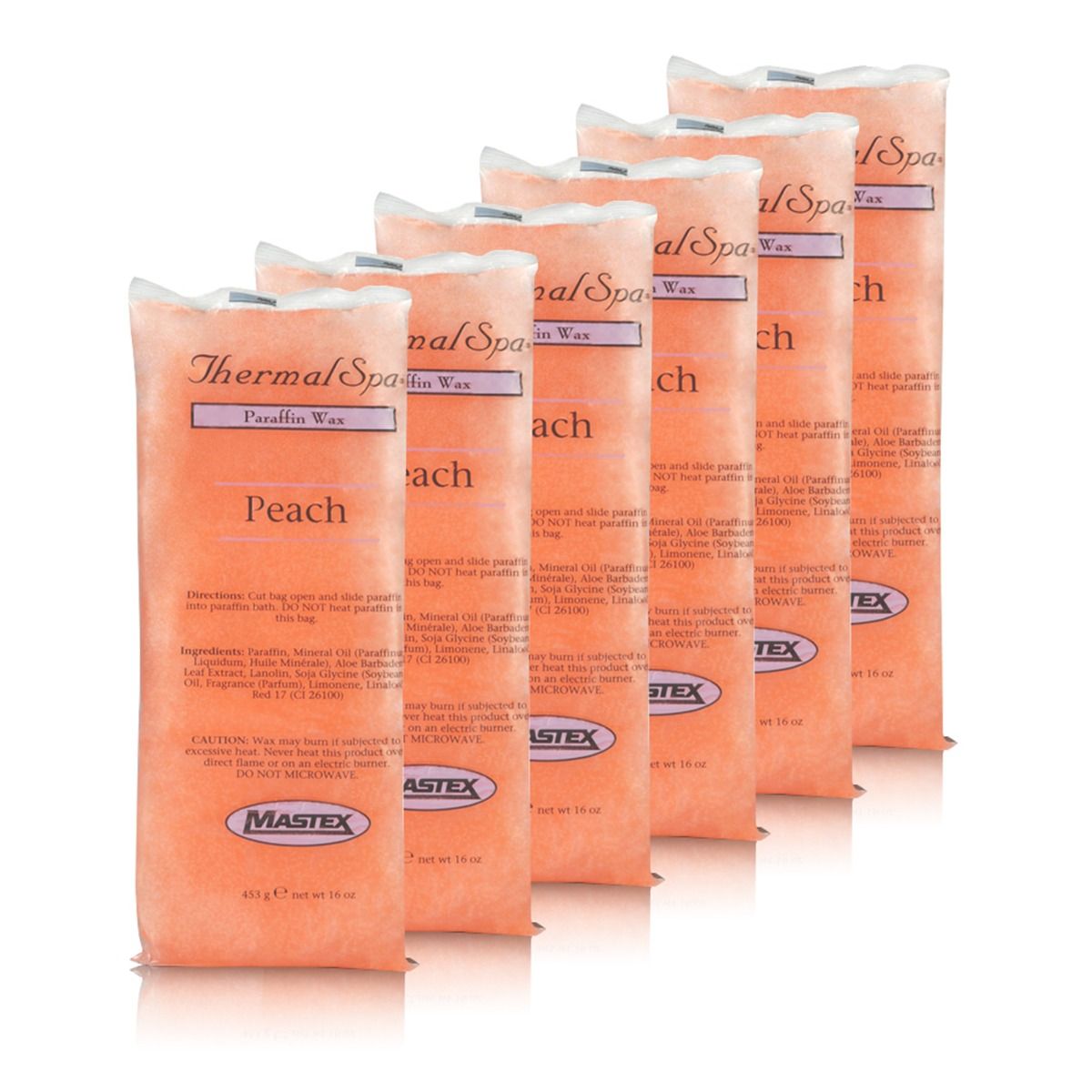 Thermal Spa Peach Paraffin Wax 