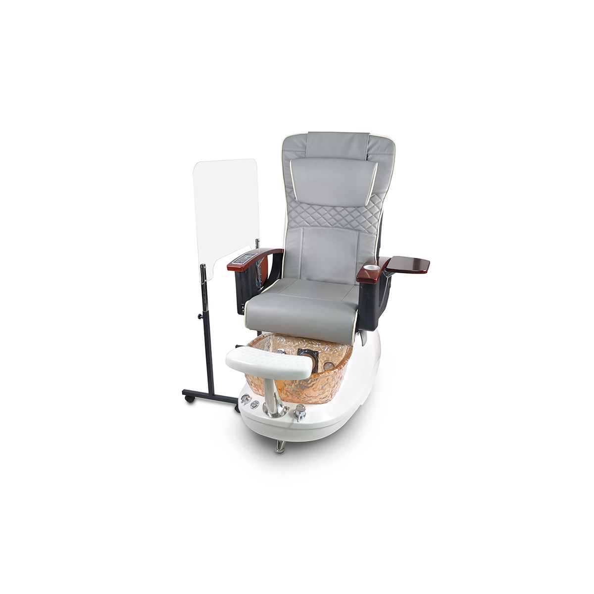 Pedispa Acrylic Protective Screen w/ Metal Stand- 30 inches