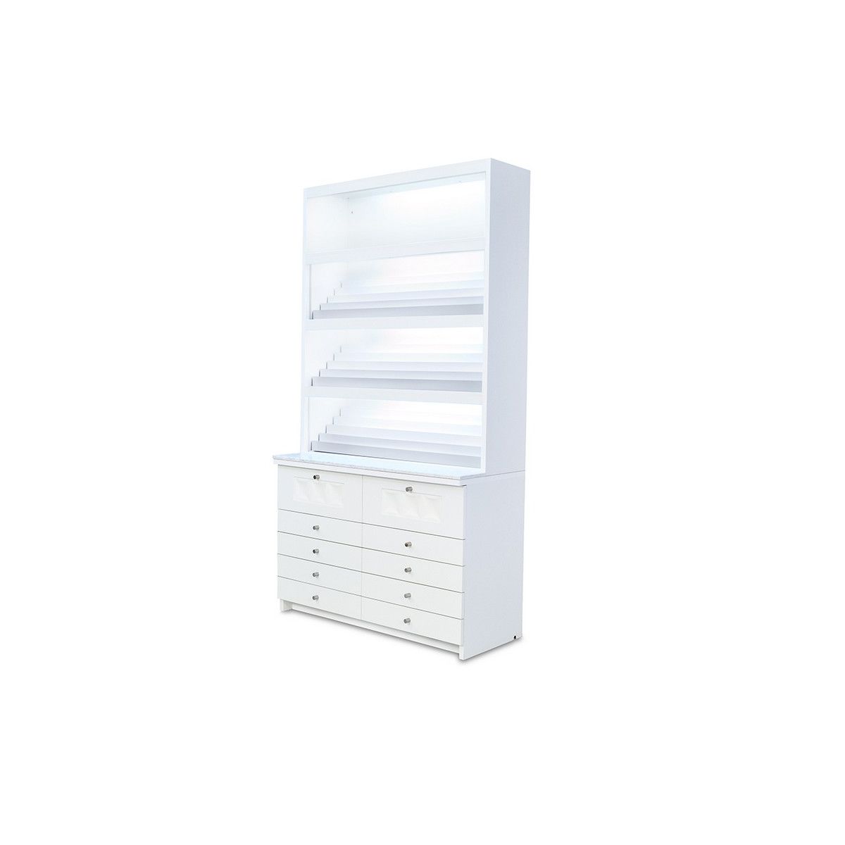 Regis Powder & Polish Display Cabinet with Marble Top