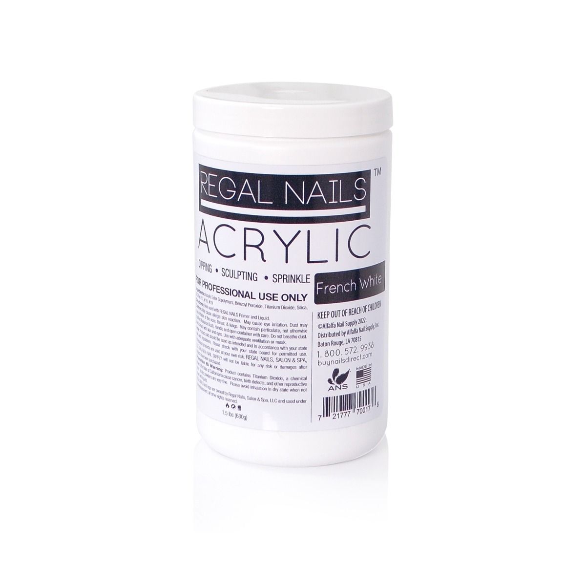 Regal Acrylic Powder - French White