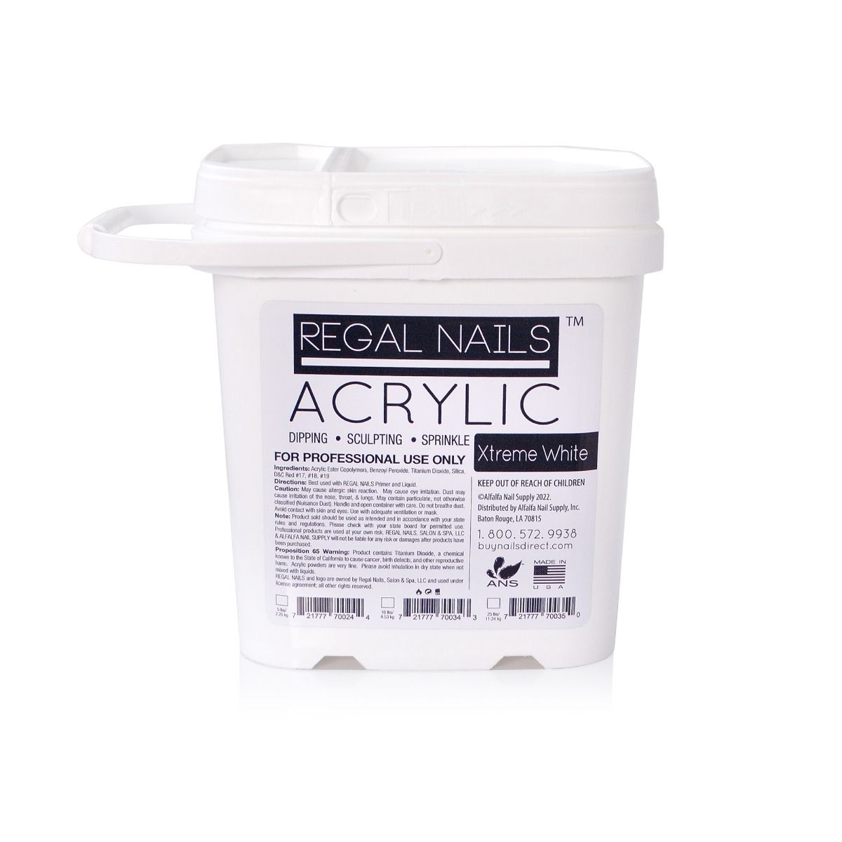 Regal Acrylic Powder - Xtreme White 