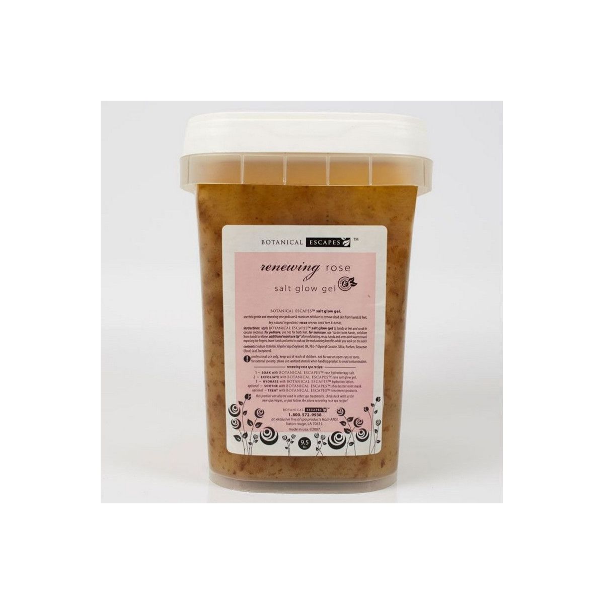 Botanical Escapes Rose Petal Salt Glow Gel