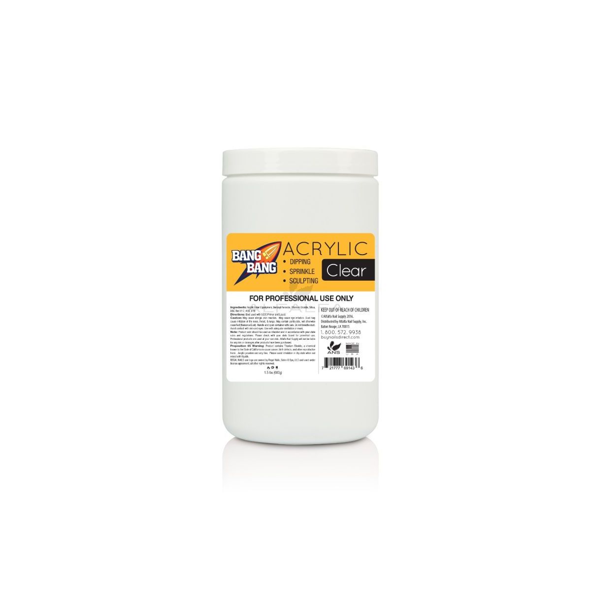 BangBang Acrylic Powder - Clear