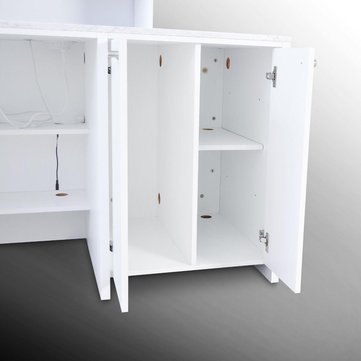 Regis Reception Counter with Marble Tops