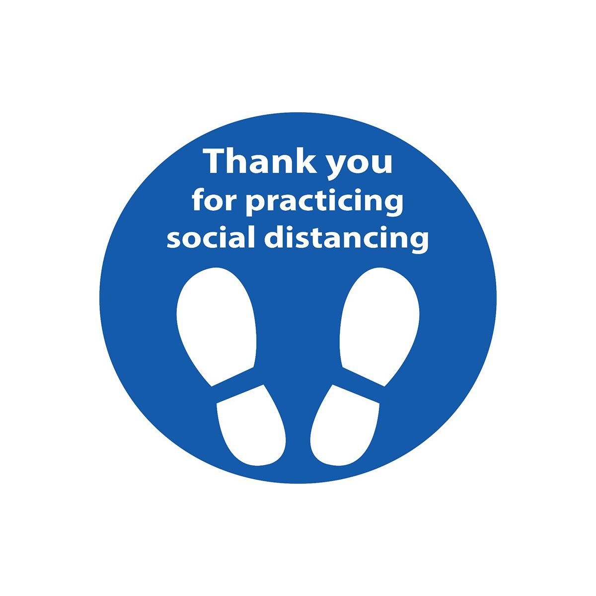 Social Distancing/Face Mask Adhesive Sign - 10