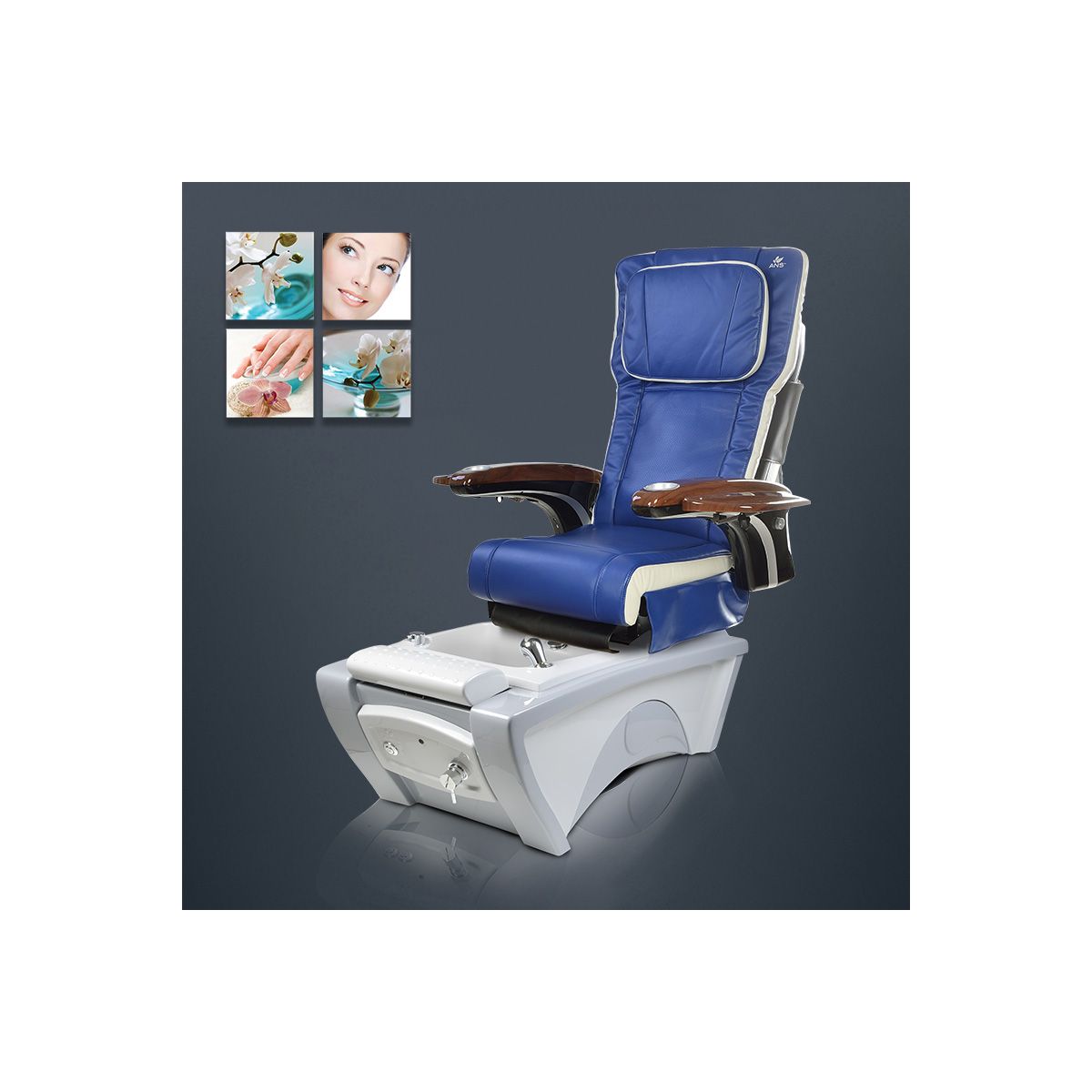 ANS Davin  Pedicure Spa  w/ installation - Blue/Silver