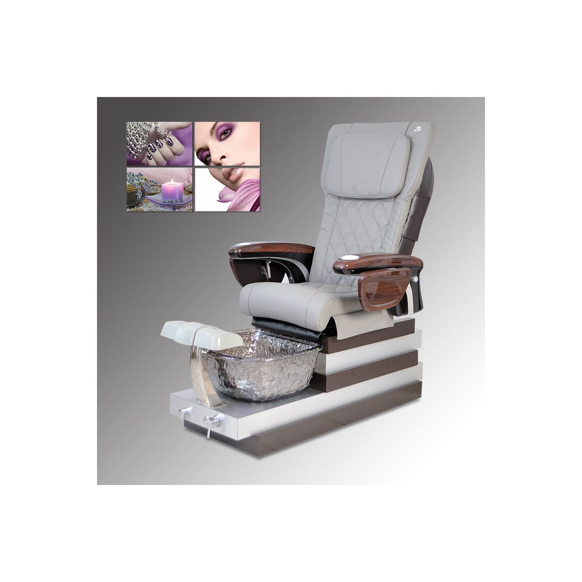 Gspa W Pedicure Spa Round Glass Sink w/ installation