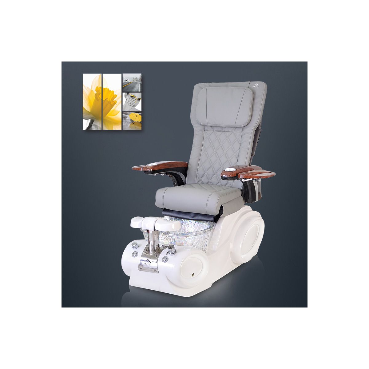 Regis Annulus Glass Sink w/ Installation – White