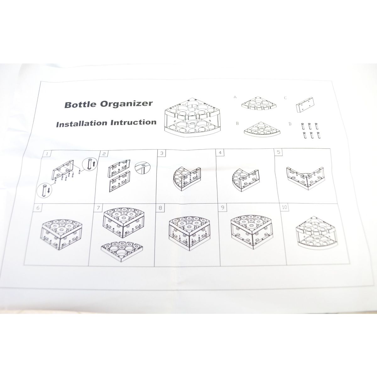 Bottle Organizer for Table