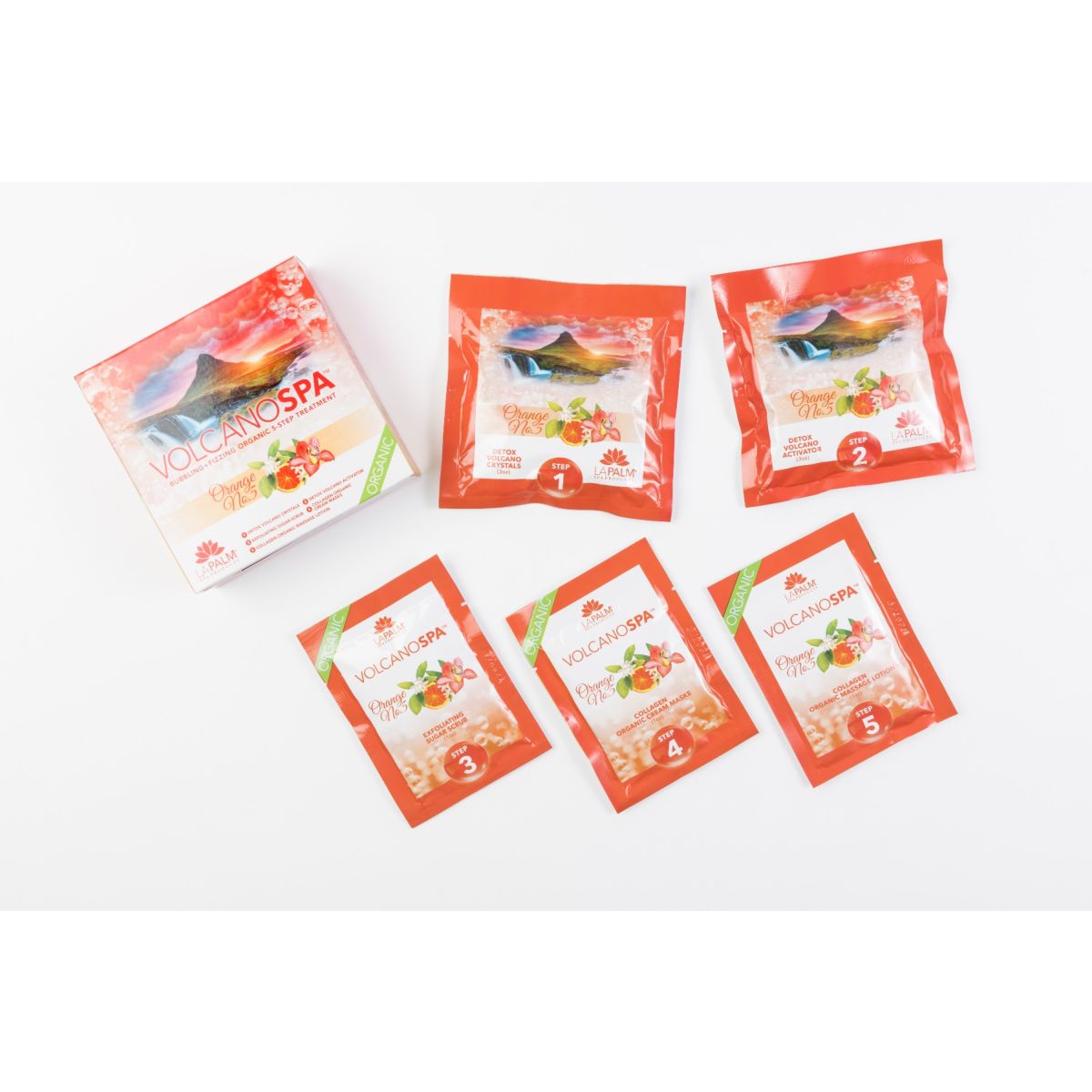 La Palm Volcano Spa Pedi - Orange No. 5