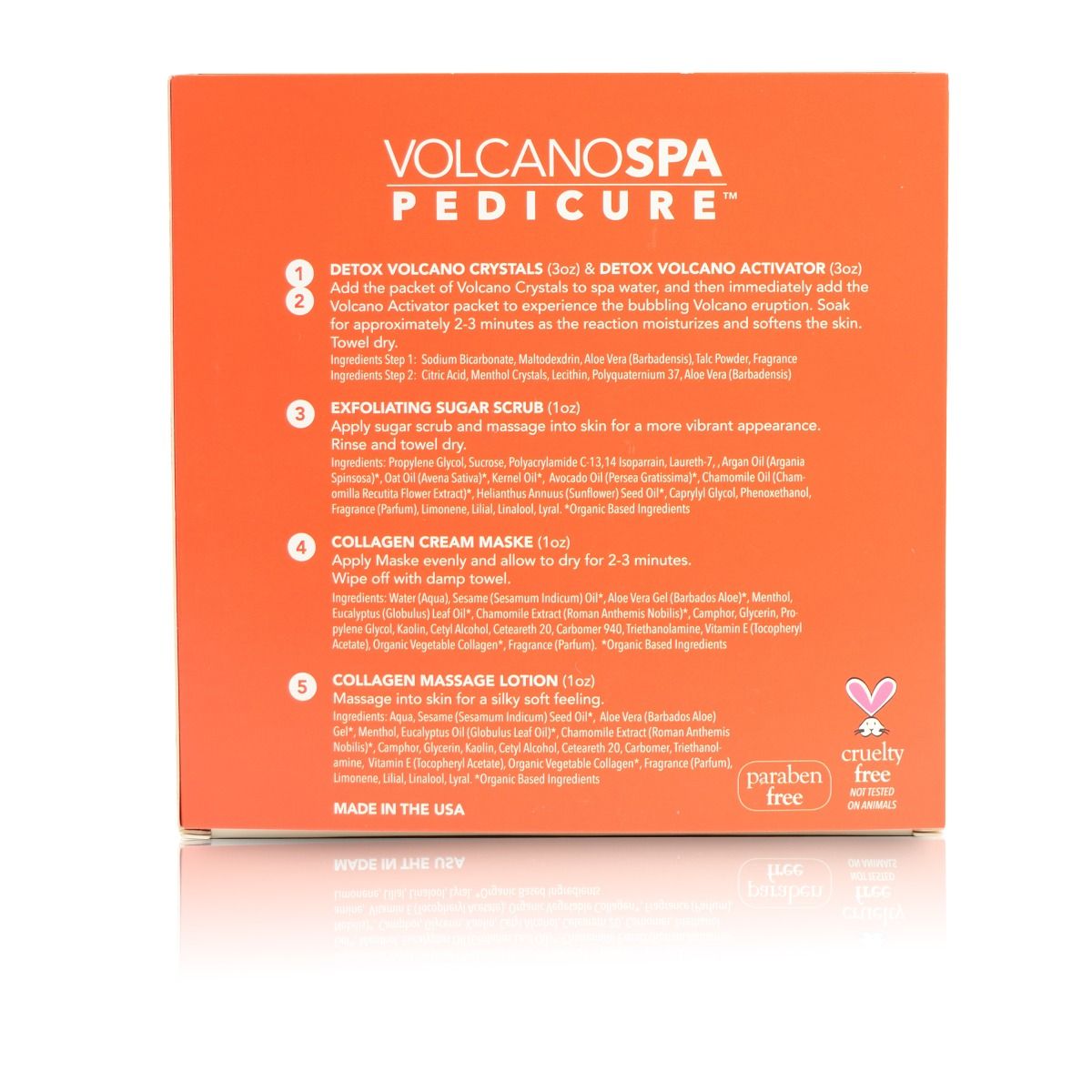 La Palm Volcano Spa Pedi - Orange No. 5