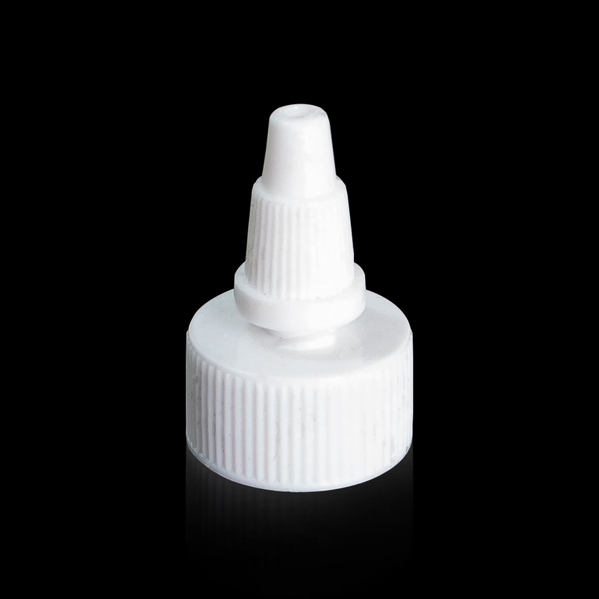 White HDPE Bullet Bottle 16 oz w/Twist Cap