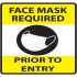 Adhesive Sign - Face Mask - 02