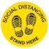 Adhesive Sign - Social Distancing - 01