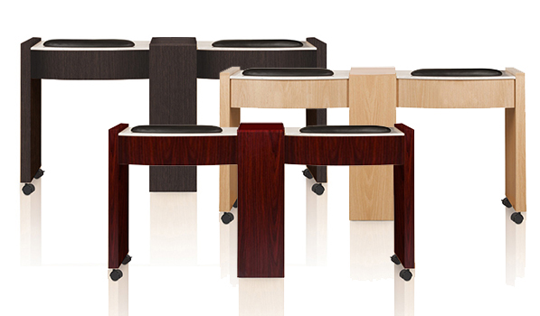 Classic Double Space Saver Manicure Table