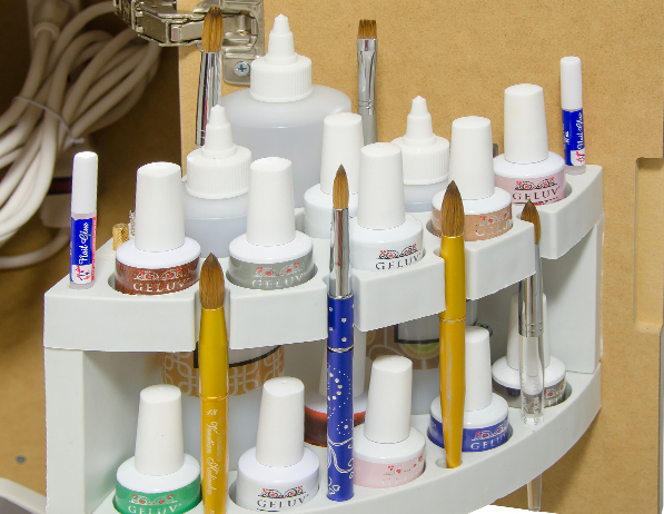 Classic Double Space Saver Manicure Table