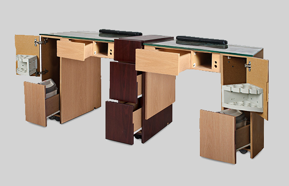 Ion Double Manicure Table