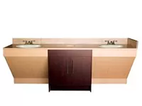 ADA Double Sink Counters