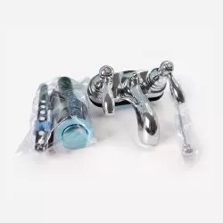 Chrome Faucet 4' Center with 2-Handle