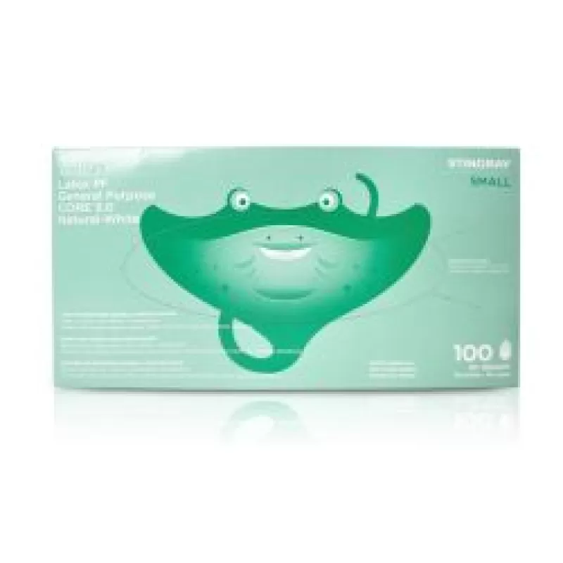 Ventyv - Powder Free Latex Gloves - Small 100 ct