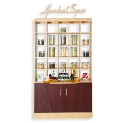 Double Herbal Display Cabinet  