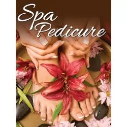 Holographic Window Decal-Spa Pedicure-H-3