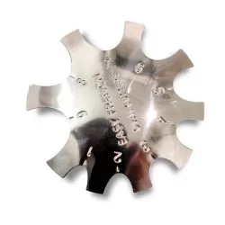 Pink & White C-Smile Metal Nail Form