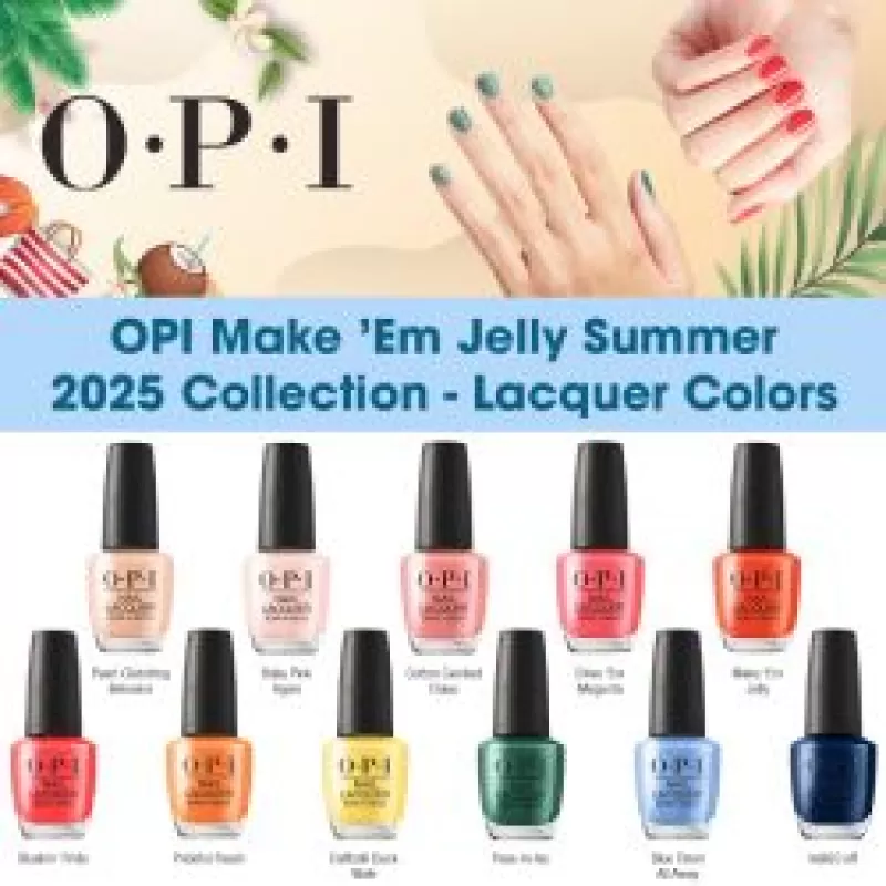 OPI Make 'Em Jelly Summer 2025 Collection - Lacquer Colors