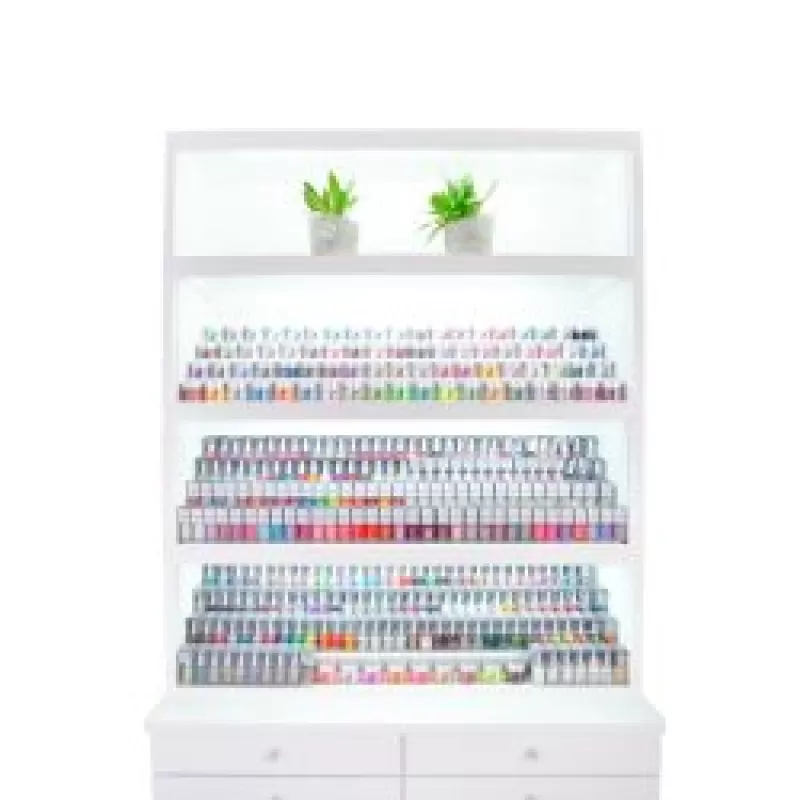 Steps Polish & Powder Display Cabinet