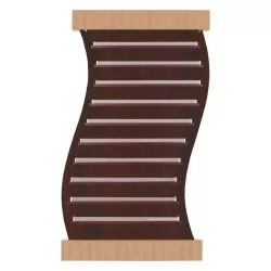Serena Polish Wall Rack