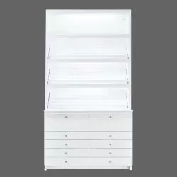 Regis Powder & Polish Display Cabinet with Marble Top