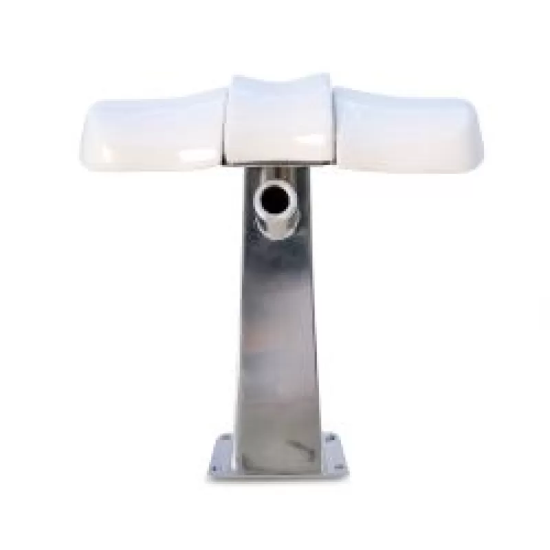 Gspa W Footrest w/ White Fiberglass Top