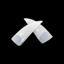 ANS Half Cover Curve Stiletto - Natural - #00 - 09 - 500pcs