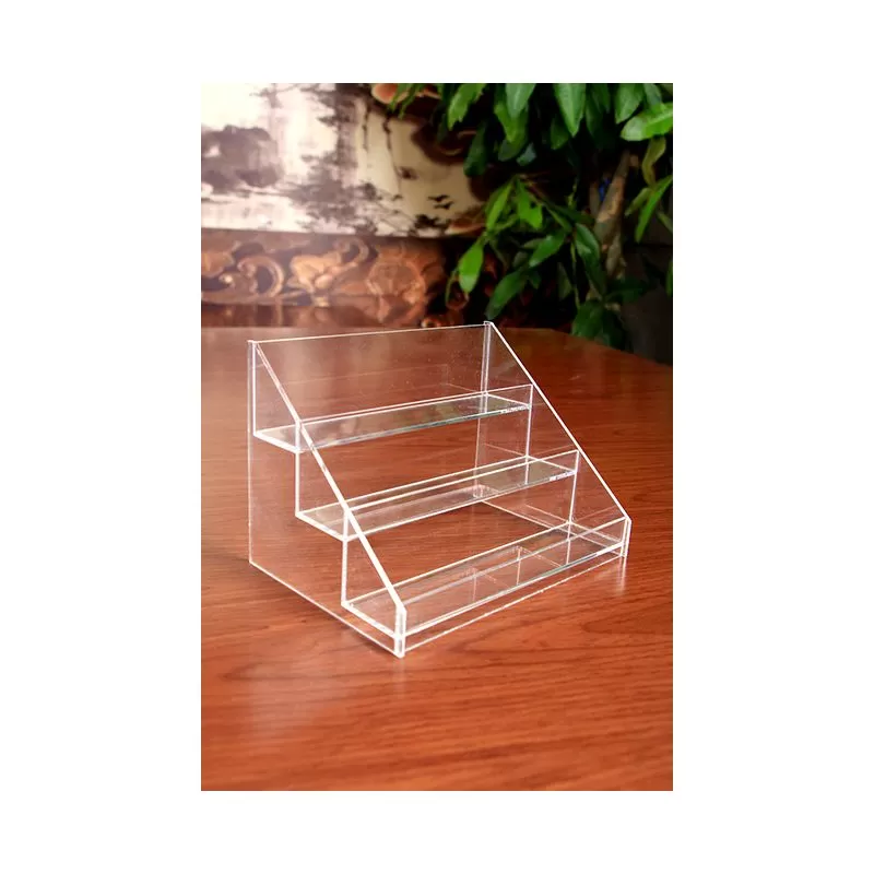 Acrylic Step Rack - 15 Bottles