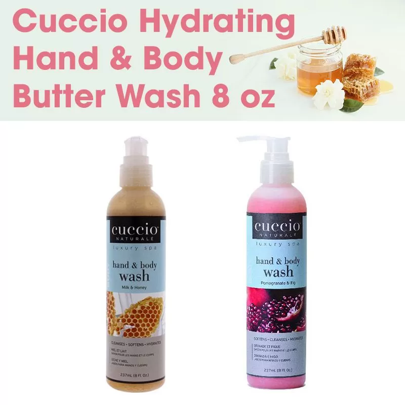 Cuccio Hydrating Hand & Body Butter Wash 8 oz