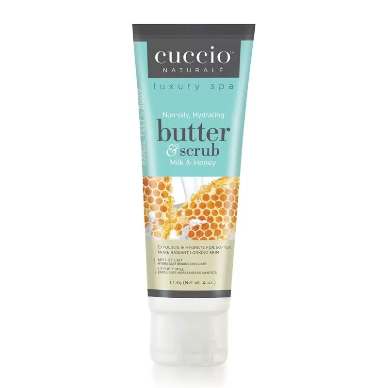 Cuccio Butter Scrub Milk & Honey 4 oz