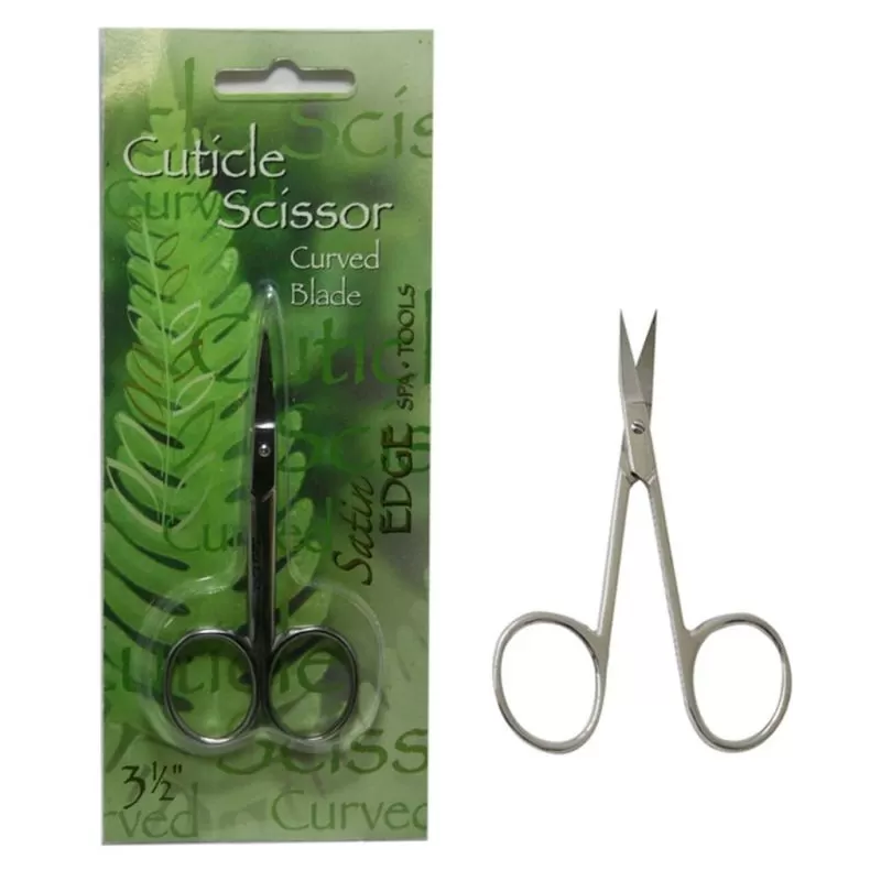 Satin Edge Scissor A (Curved Tip) 3.5